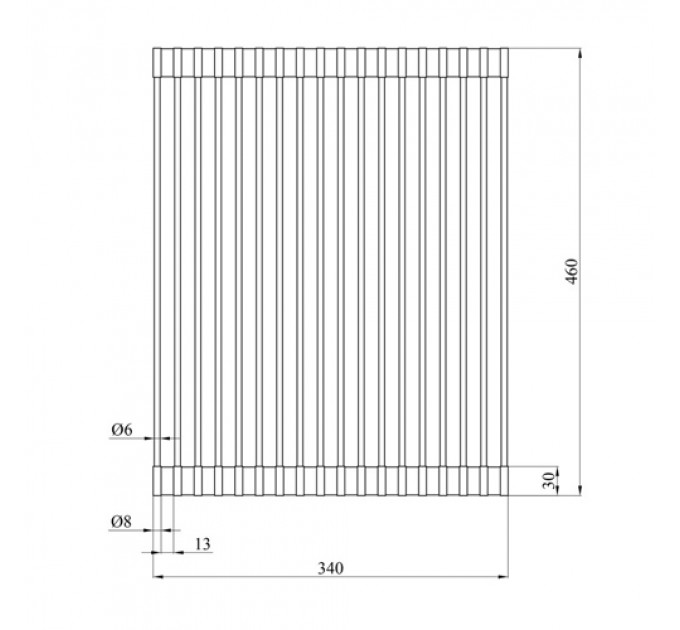 Сушарка для посуду Kroner KRP Matte-GRA4333-2