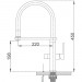 Кухонний змішувач FABIANO FKM 3120 Inox