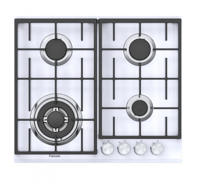 Варильна поверхня FABIANO FHG 8244 VGHT White Glass