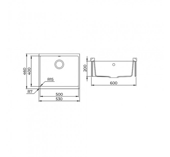 Кухонна мийка AQUASANITA Forma SQF103 Beige 110