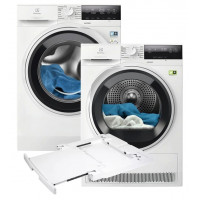 Комплект пральна та сушильна машина ELECTROLUX EW6F3414UU+EW7D394UU