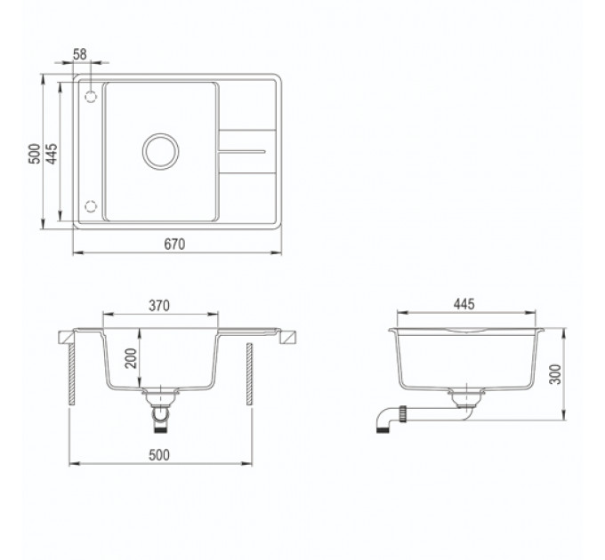 Кухонна мийка AQUASANITA BELLA SQB 102AW-110 Beige