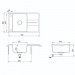 Кухонна мийка AQUASANITA BELLA SQB 101AW-710 Alba