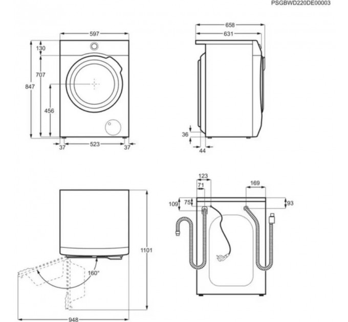 Пральна машина ELECTROLUX EW6F3414UU