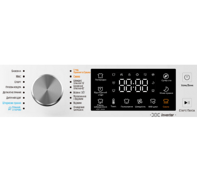 Пральна машина EDLER EWD-1070ISW