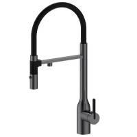 Кухонний змішувач FABIANO FKM 3129 Black Steel