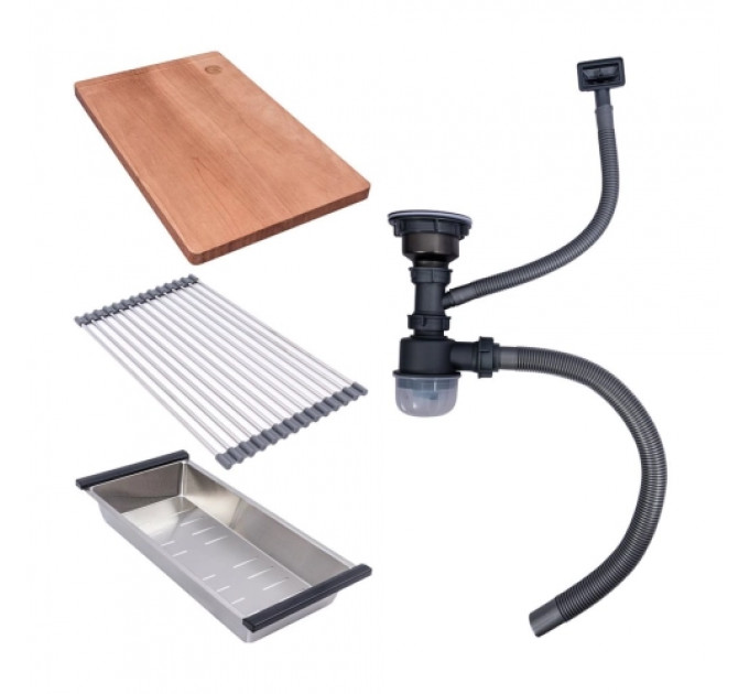 Кухонна мийка  CM 54*44 PVD золото Workstation Handmade монтаж під стільницю
