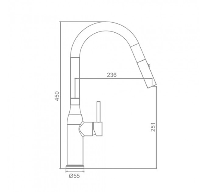 Кухонний змішувач GAPPO G4398-41