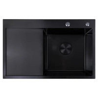 Кухонна мийка VENTOLUX HMKS RW 7850 PVD BK 3.0/.08