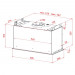 Витяжка PERFELLI BISP 6973 A1250 GF LED Strip