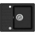Кухонна мийка AQUASANITA NOTA SQ-102AW-601 black metallic