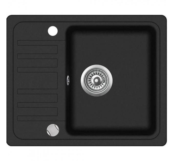 Кухонна мийка AQUASANITA NOTA SQ-102AW-601 black metallic