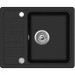 Кухонна мийка AQUASANITA NOTA SQ-102AW-601 black metallic