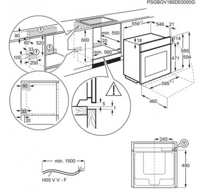 Духова шафа AEG NBR7P731SB