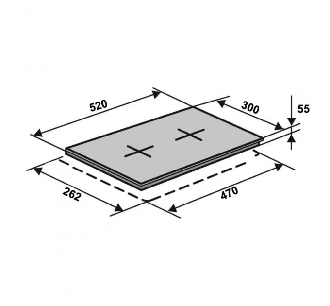 Варильна поверхня VENTOLUX HG320 RCS (BK)7