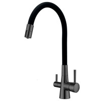 Кухонний змішувач FABIANO FKM 3126 SS Flex Nano Graphite